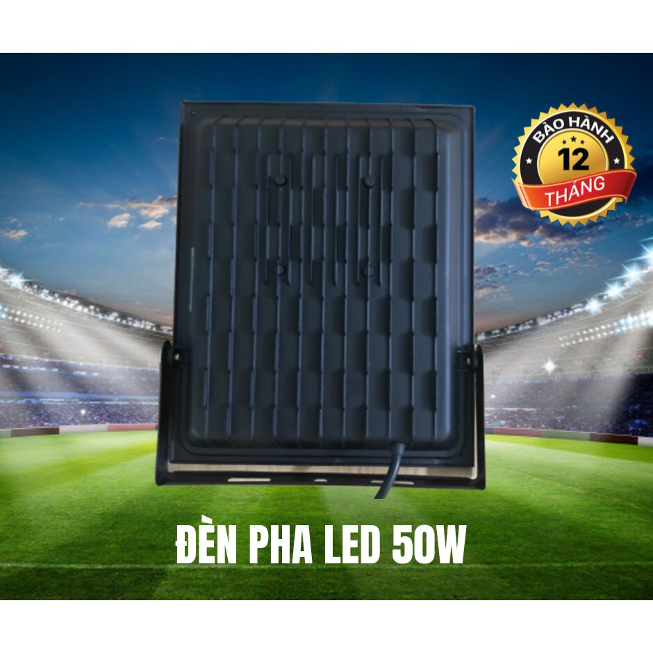 Đèn pha led 50W chuyên công trình, bảng hiệu lắp đặt ngoài trời chống nước IP66 đủ công suất