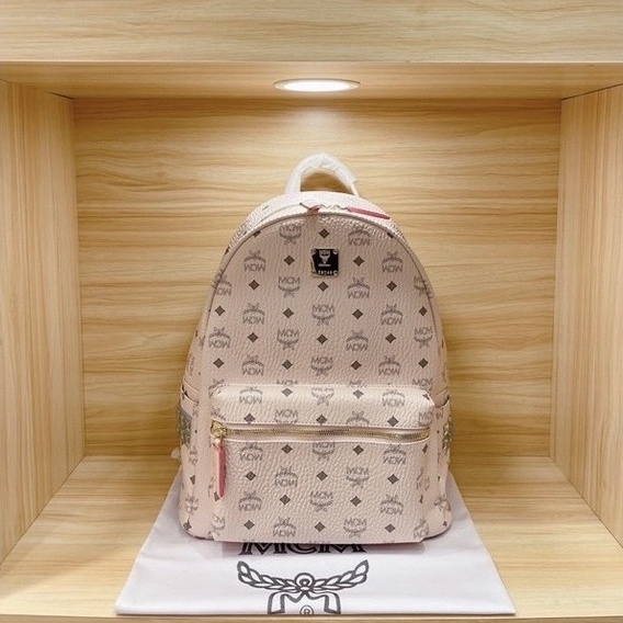 Balo thời trang MCM hồng LA 1-1 on web