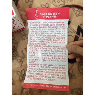 CỐM LỢI SỮA MUMMILK CHO PHỤ NỮ SAU SINH (20 GÓI)