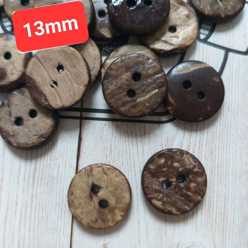 Nút dừa ,size 1 cm  đến 3.5cm