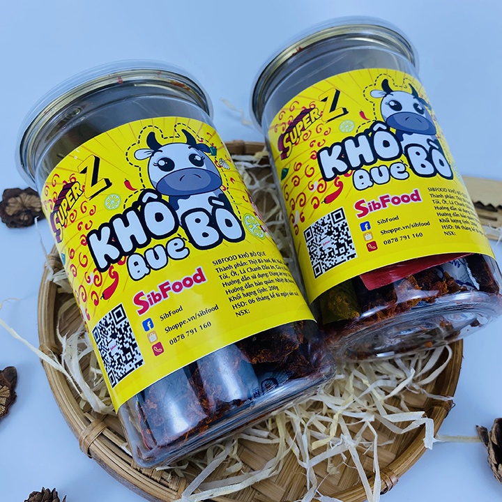 Khô bò que 200g - SibFood - SZ0201 | BigBuy360 - bigbuy360.vn