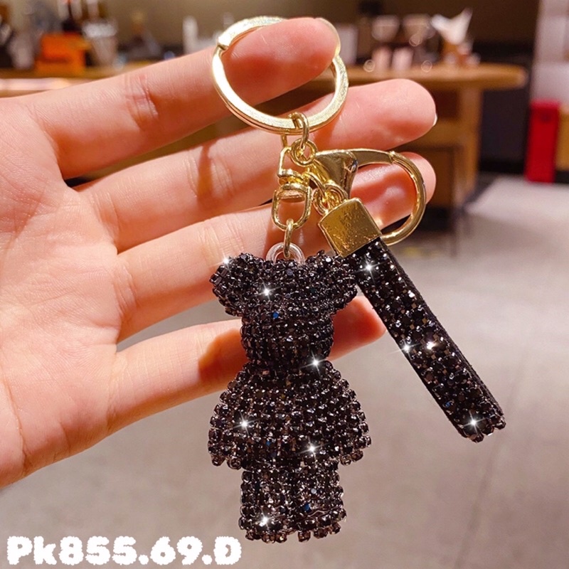 Móc khóa Bearbrick Gấu đính đá thời thượng