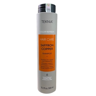Dầu gội dưỡng màu tóc nhuộm màu đồng LAKME TEKNIA Saffron COPPER Shampoo 300ml { New 2024 }