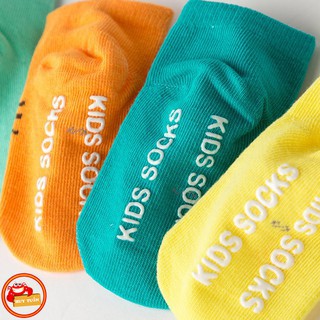 Tất chống trượt hình thú loại cổ ngắn cho trẻ sơ sinh KIDS SOCKS siêu an toàn cho bé chạy nhảy(TKS02)