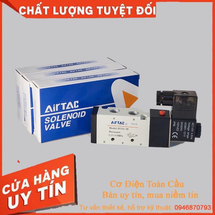 (GIẢM GIÁ CỰC SỐC) Van Điện Từ Airtac 4V310-08 Loại xịn