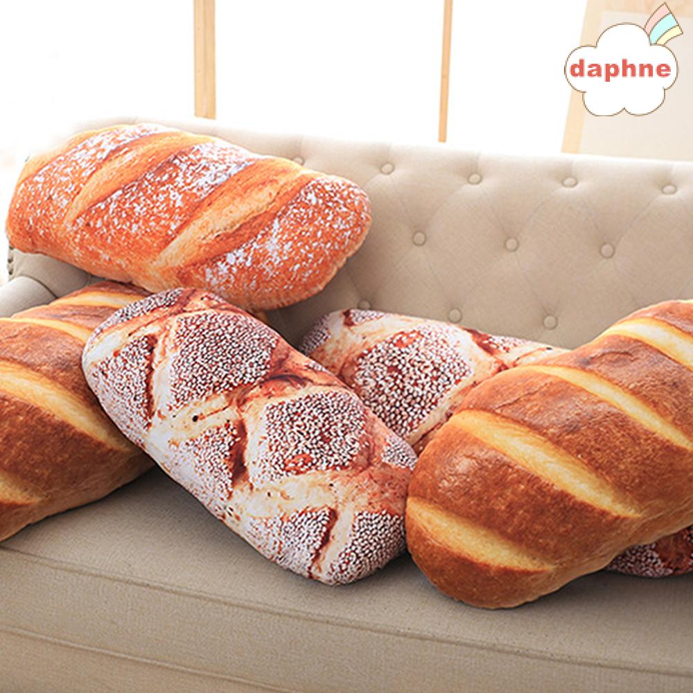 Daphne Gối Tựa Lưng Hình Bánh Mì 3d Độc Đáo Trang Trí Nhà Cửa / Làm Quà Tặng