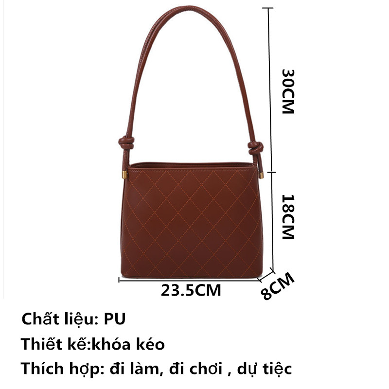 Túi Xách Nữ Đeo Chéo Thời Trang Màu Trơn