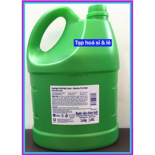 Nước rửa chén Sunlight trà xanh// chanh/ trắng thiên nhiên Can 3,5kg