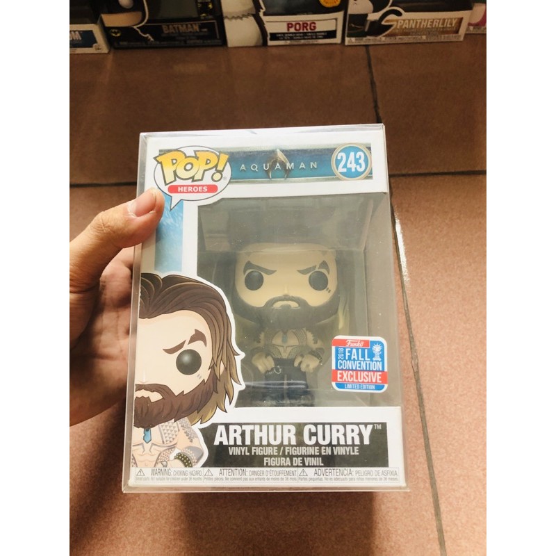 Đồ chơi mô hình Funko Pop [New 10/10] Arthur Curry #243 (Limited Edition) [Tặng kèm Protector]