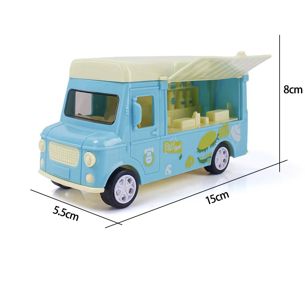 Xe tải thực phẩm trang trí bánh kem