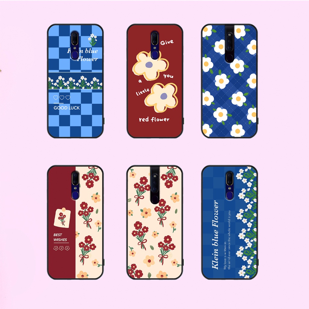 Ốp Oppo F11 / F11 Pro in hình hoa cỏ nhẹ nhàng,họa tiết caro xinh xắn.ốp lưng chống sốc