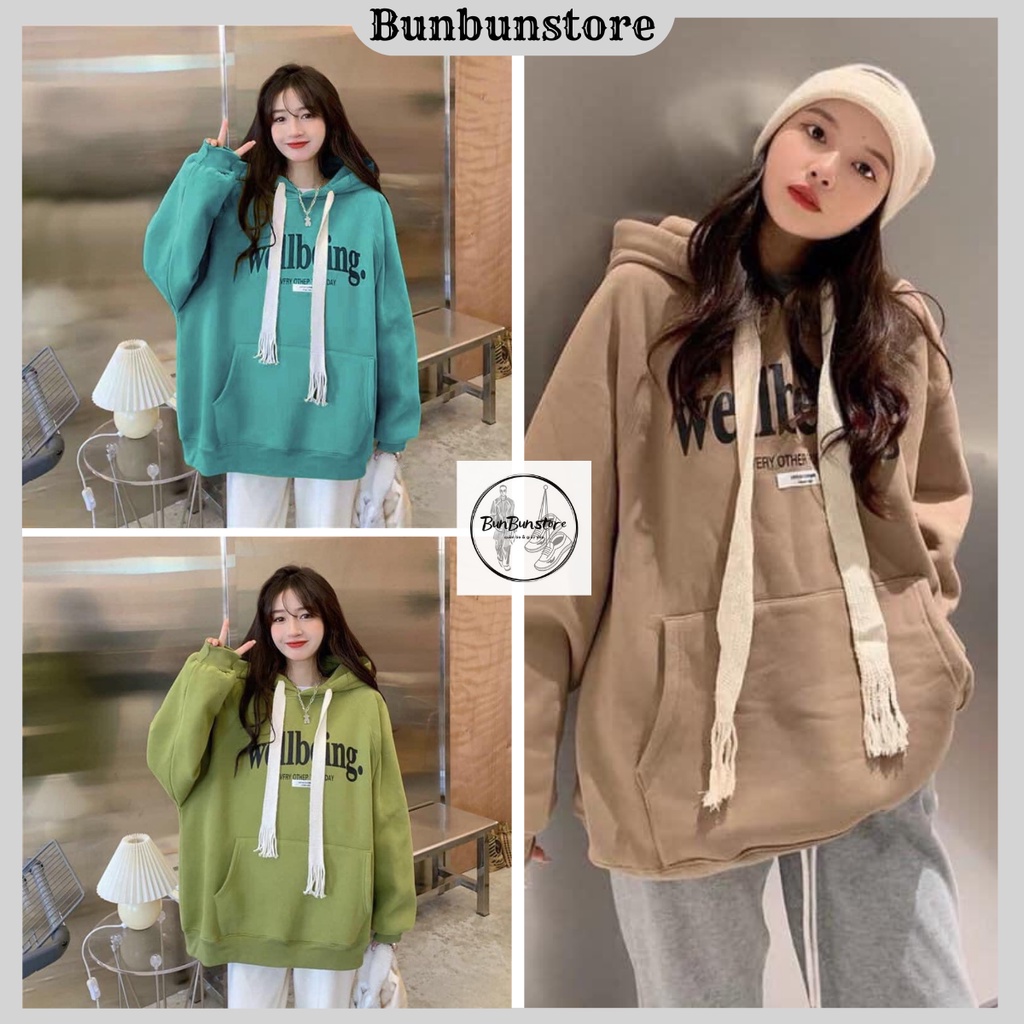 Áo Hoodie Nữ Well 3 Màu, Áo Nỉ Phong Cách Hàn Quốc Trend 2022