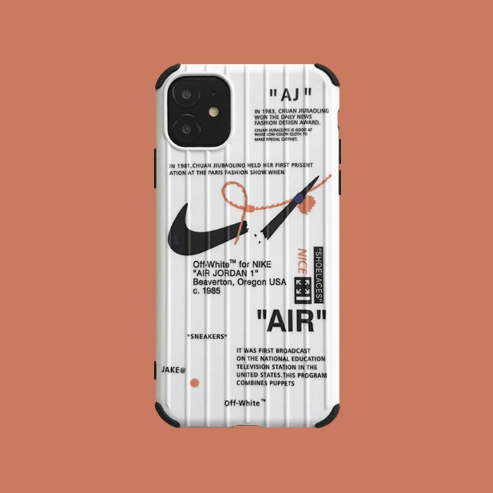 Ốp điện thoại TPU in hình logo AIR màu trắng đen cho iPhone 11 Pro MAX 7 8 Plus XR XS MAX SE 2020 | BigBuy360 - bigbuy360.vn