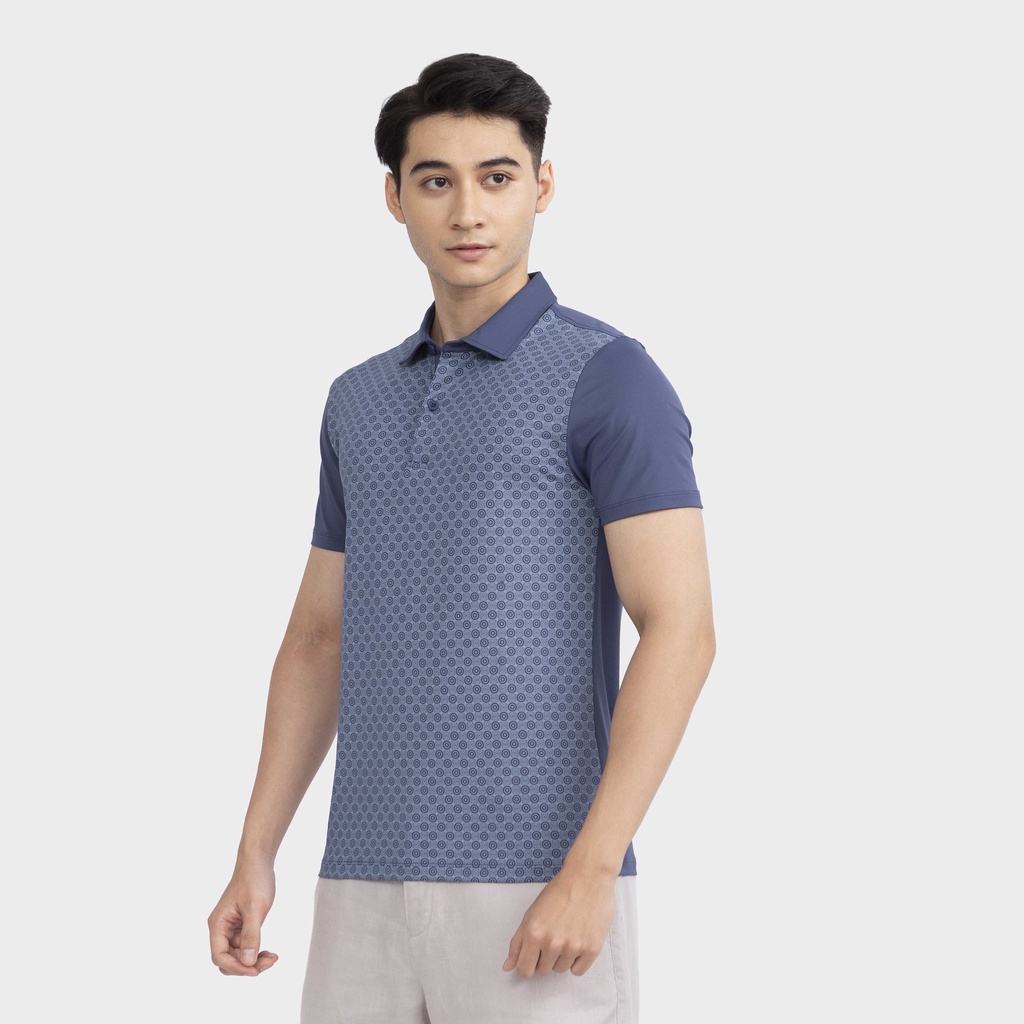 Áo polo ngắn tay ARISTINO dáng Slim fit ôm vừa vặn, họa tiết in tràn thân áo trẻ trung ấn tượng- APS200S2