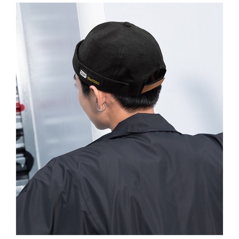 Mũ Lưỡi Trai Banie Không Viền Phong Cách  Đường Phố Hàn Quốc Nhật Bản Cho Nam Và Nữ - Nón miki 7080 nam nữ thời trang