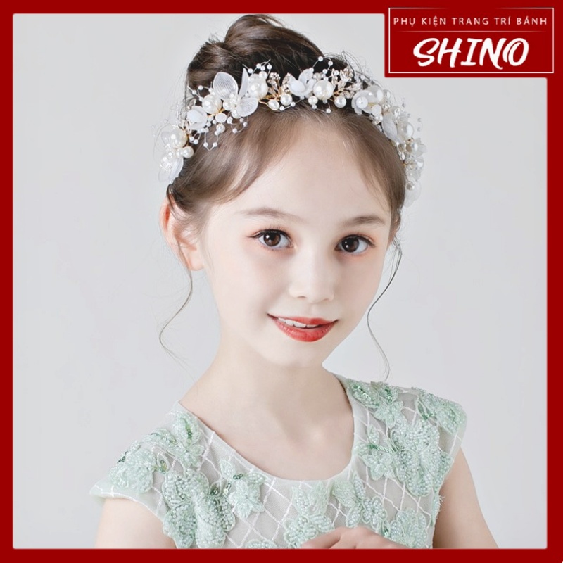 Băng Đô Cài Tóc Phong Cách Hàn Quốc Đính Đá Và Hoa Cho Các Buổi Tiệc Happy Birthday