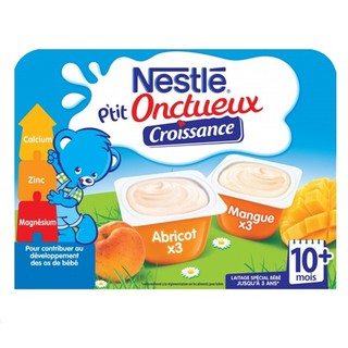 Sữa chua Nestle (xoài-mơ) (60gx6),(10m+)