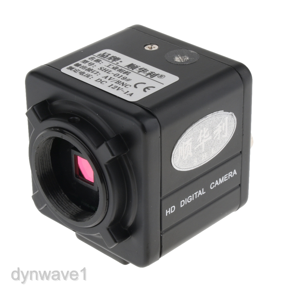 1200TVL 1/3 HD Industry CCD Camera BNC AV TV Microscope Color Video Recorder