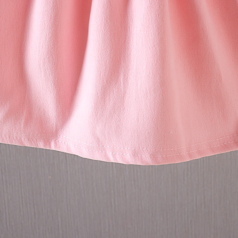 Đầm Tay Dài Cổ Búp Bê Họa Tiết Hoa Xinh Xắn Cho Bé Gái 0-4 Tuổi