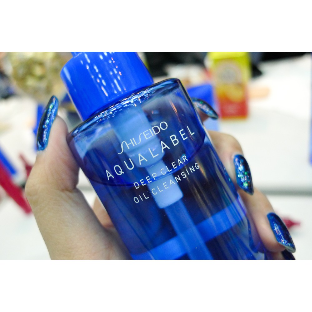 Dầu tẩy trang dưỡng trắng Shiseido Aqualabel Deep Clear Oil Cleansing 150ml  | Shopee Việt Nam