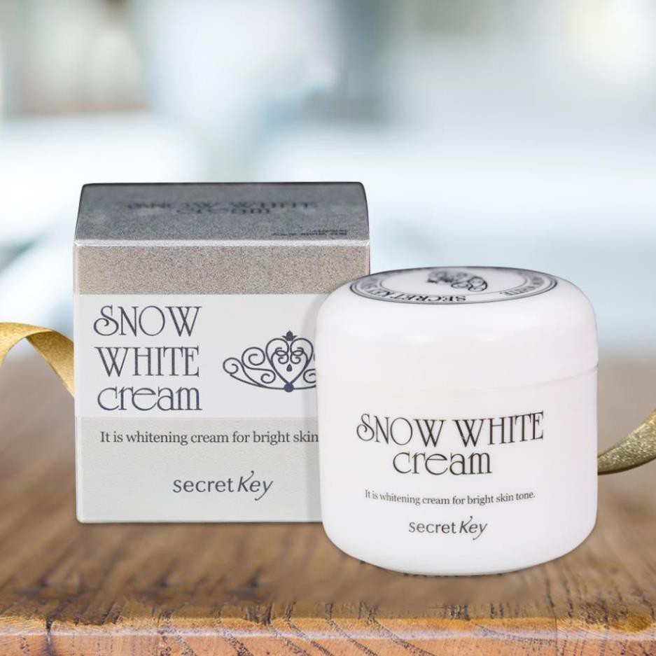 Bộ dưỡng trắng da toàn diện Secret Key (Snow White Cream 50g + Snow White Milky 200g)