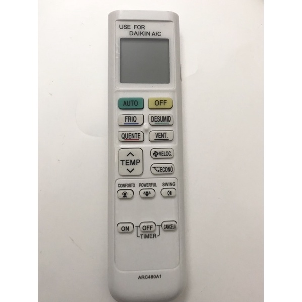 Điều khiển điều hoà Daikin_remote máy lạnh Daikin
