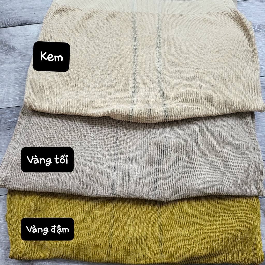 Áo khoác len cardigan dệt kim viền sọc đen KL11