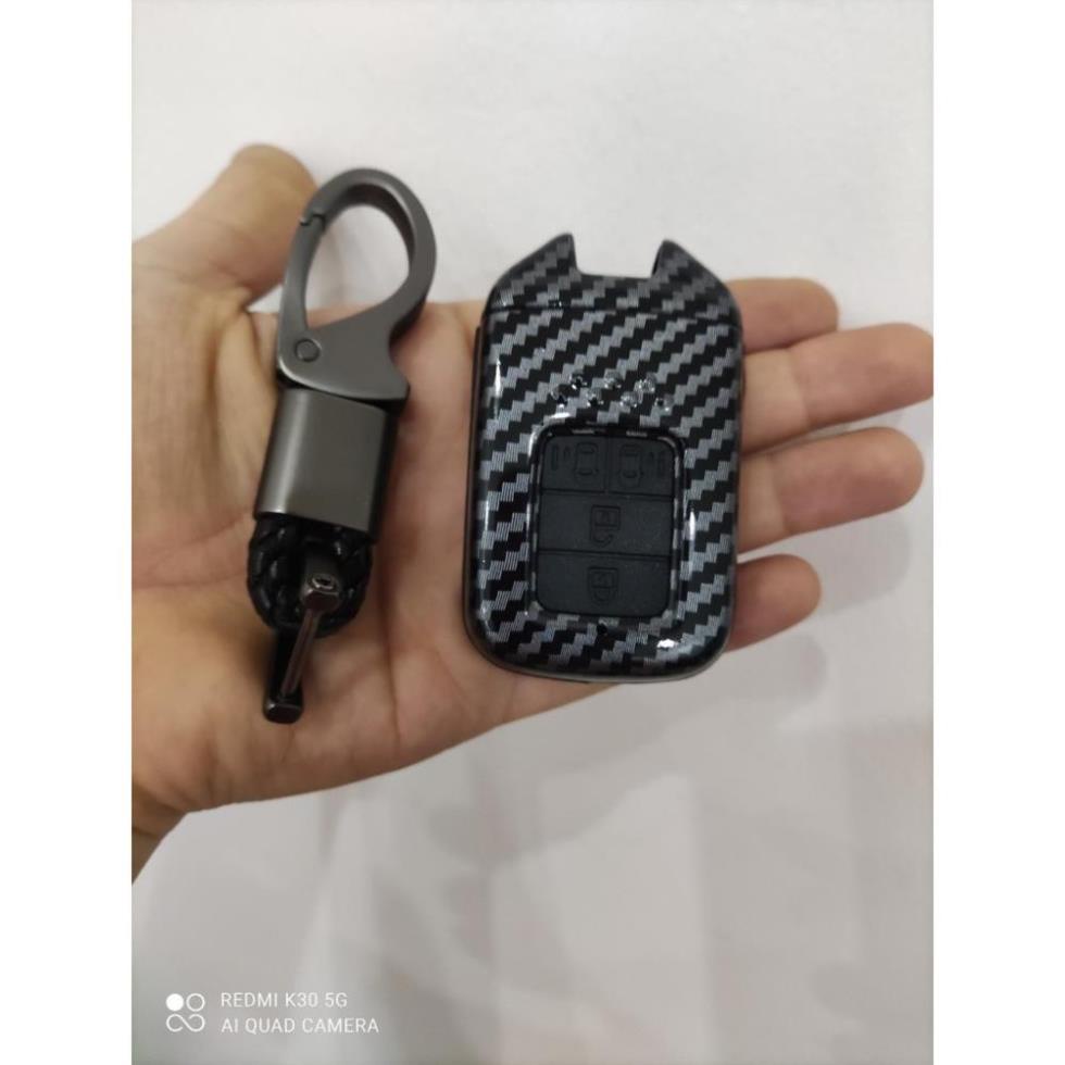 Ốp Chìa Khóa Carbon/ cacbon Xe Honda CITY 2021 , CIVIC 2020-2021 Chìa 4 Nút