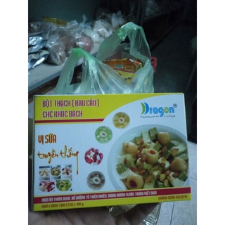 bột thạch ( rau câu) chè khúc bạch vị dâu tây (hộp 106g)