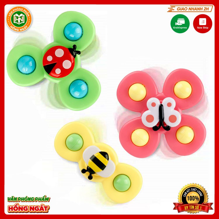 Đồ chơi nhà tắm con quay spinner chong chóng dính tường giúp trẻ vận động phát triển trí tuệ thông minh cho bé 2 tuổi