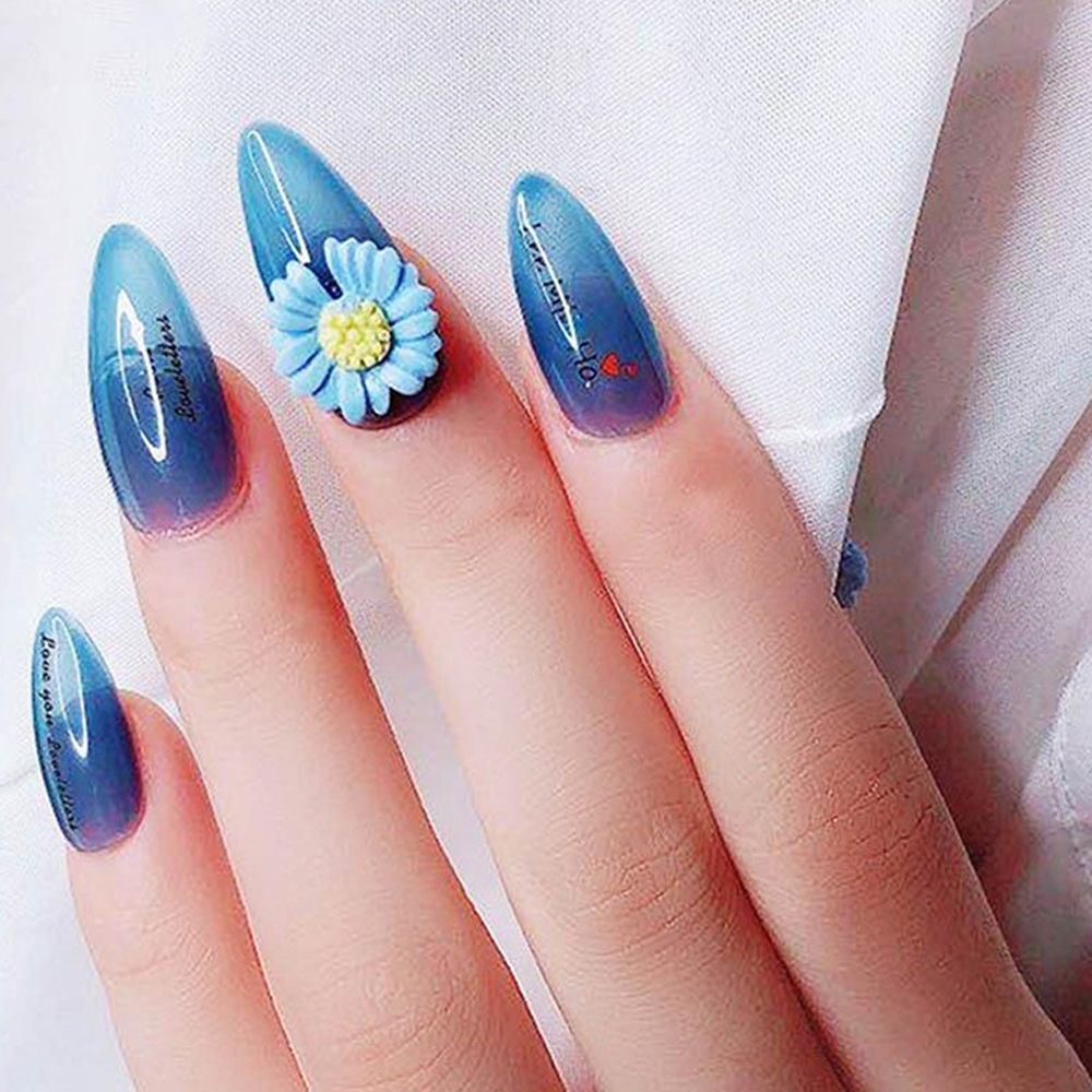 [Hàng mới về] Set 5 phụ kiện trang trí móng nghệ thuật hình hoa cúc 3d