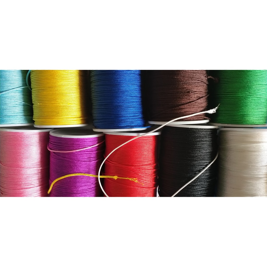 3-10m Dây dù paracord size 1.5mm có lõi sợi tròn  đan vòng tay nhiều màu, dây thắt vòng tay, vòng cổ