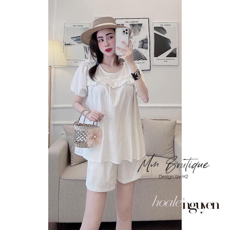 SET ĐŨI ĐÙI CỔ TRÒN BÈO NGANG NGỰC 3 MÀU CHO NỮ ,,..