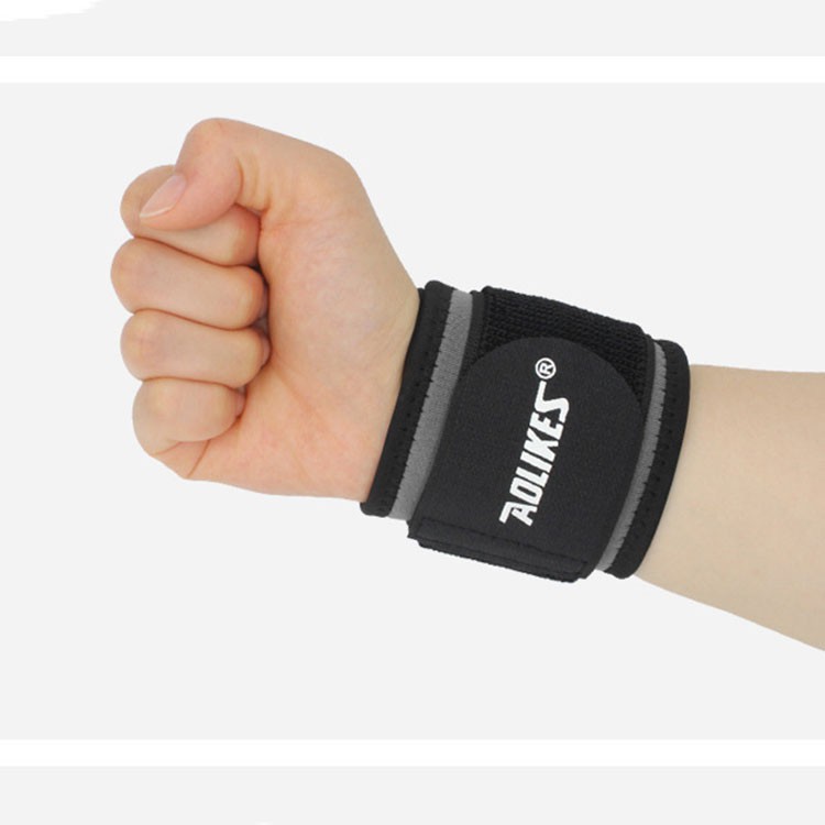 [Mã FAMAYMA giảm 10K đơn 50K] Băng bảo vệ cổ tay tránh chấn thương AOLIKES - Băng cổ tay hổ trợ chơi thể thao