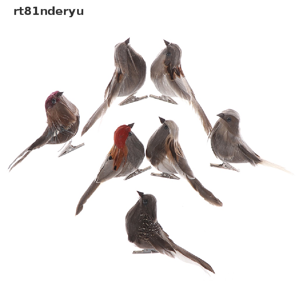 Mô hình chim sẻ bằng xốp màu xám trang trí nhà cửa/ tiệc cưới