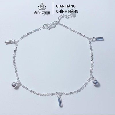 Lắc Chân Bạc Nữ Bi Trụ - Minh Canh Jewelry
