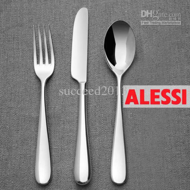 Combo 3 Dao Muỗng Nĩa ALESSI ITALY Nouvo Cutlery Stainless Steel 18/10 cao cấp