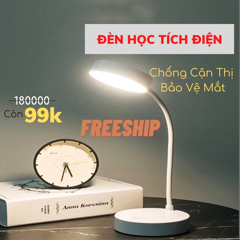 Đèn Học Chống Cận, Đèn Học Mini Đọc Sách, Làm Việc Bảo Vệ Mắt, Thiết Kế Nhỏ Gọn LEON OFFICIAL