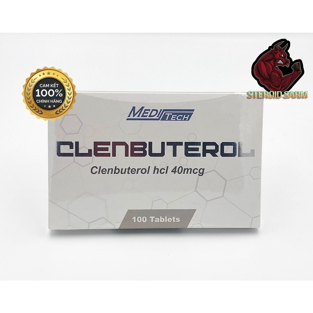 CLENBUTEROL 40Mcg - Meditech Hộp 100 Viên