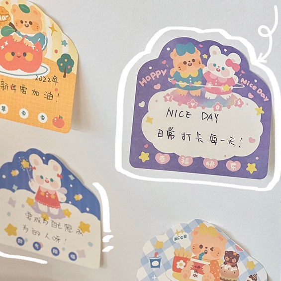 Giấy Nhớ Sticky Note Gấu Thỏ Đáng Yêu