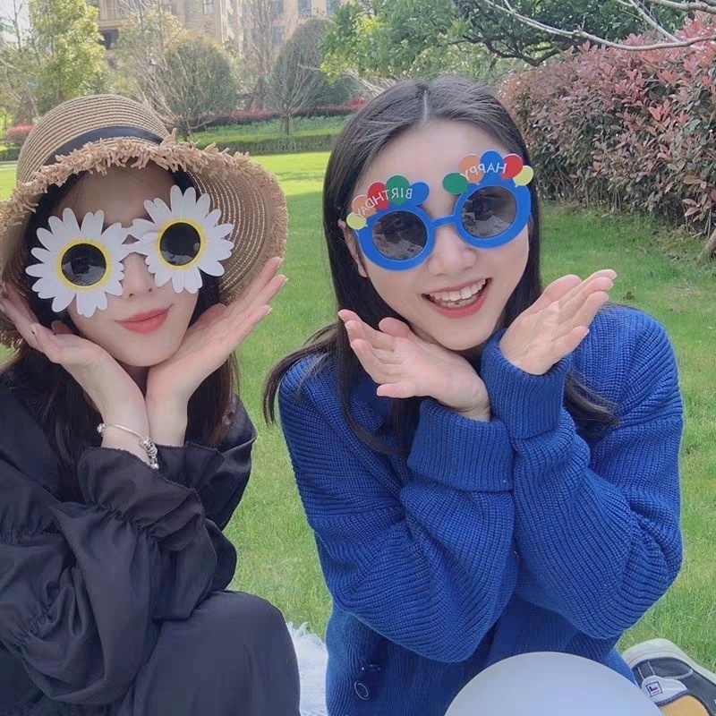 Mắt Kính Chụp Ảnh Tiệc Sinh Nhật Sáng Tạo Cho Người Lớn Và Trẻ Em