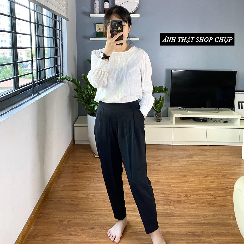 Quần Baggy ⚡️𝐁𝐈𝐆𝐒𝐈𝐙𝐄⚡️ Tôn Dáng Gọn Người Phù Hợp Đi Làm Công Sở Dễ Phối Đồ | BigBuy360 - bigbuy360.vn