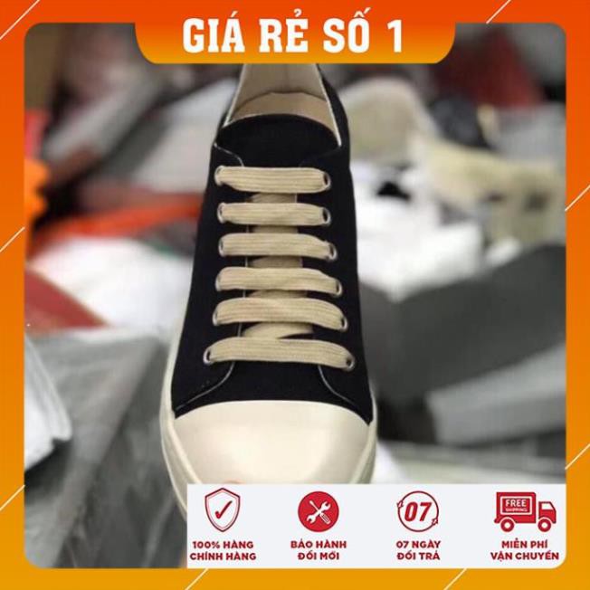 [ 💝 GIÁ SALE] Giày rick owen cổ thấp 🌟 R🔥E🔥P 1:1 VN đế thơm Full box + Bill