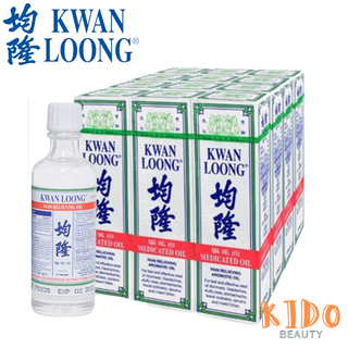 Dầu Nóng Trắng KWAN LOONG OIL Medicated Oil | Dầu xoa bóp gia tr﻿ị đau khớp nhức mỏi chai 57ml
