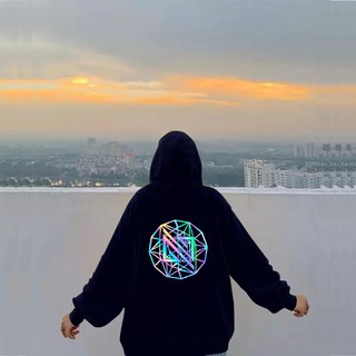 Áo Nỉ Hoodie Nam Nữ Form Rộng In PHẢN QUANG THE ZED KN25