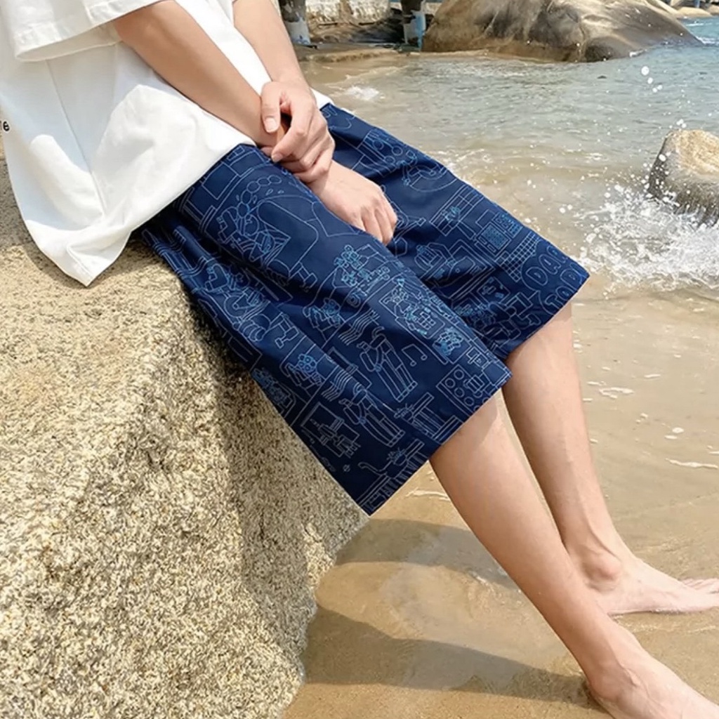 Quần short Unisex, Quần đùi kaki mặc đi chơi, đi biển, Nam nữ đều mặc đẹp | BigBuy360 - bigbuy360.vn