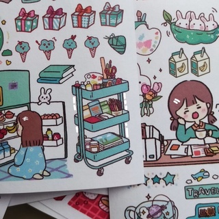 Tấm nhãn dán chưa cắt sẵn fruit juice sticker