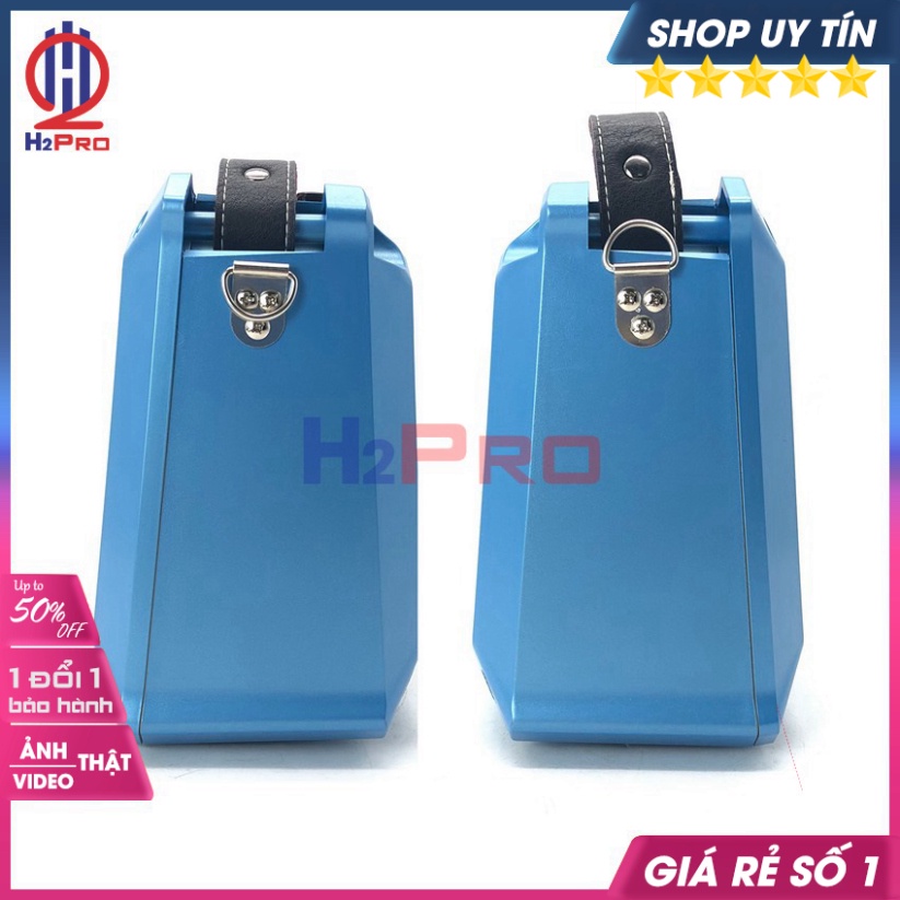 Loa Bluetooth Karaoke, Loa Xách Tay Bluetooth Billow Bl-S8 Cao Cấp 100W-Usb-Tf-Aux-Fm ( Tặng 1 Mic Ko Dây )-H2Pro Audio