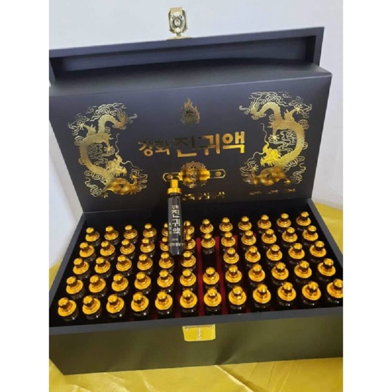 Tinh Chất Đông Trùng Hạ Thảo 2 Rồng Kanghwa Hàn Quốc, Hộp 60 Ống * 20ml, Bồi Bổ Sức Khỏe Bổ Phổi - hoanggamkorea
