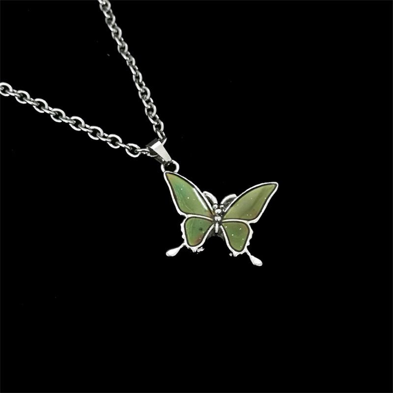 Dây chuyền hợp kim hình bướm đính đá xinh xắn
